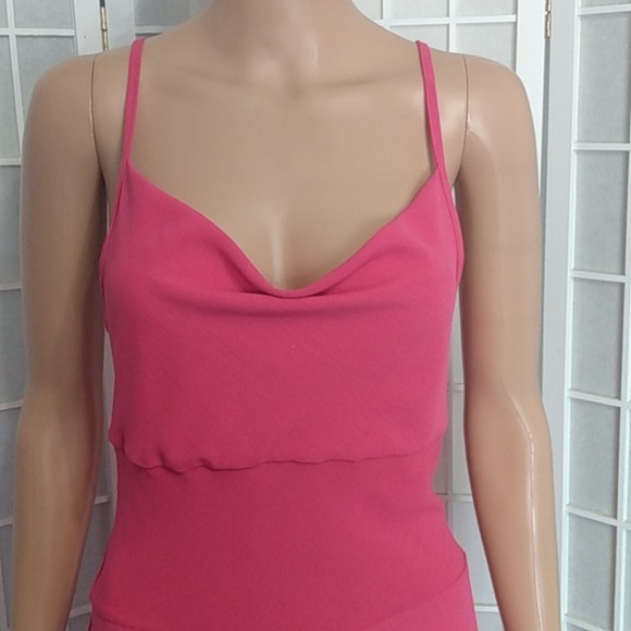 See You Monday Fit & Flare Midi Dress – Pink – Spaghetti Straps – XL - Picture 4 of 10